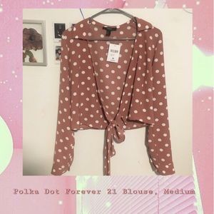 NWT Polka Dot Blouse
